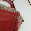 Burberry Pilgrim Satchel Haymarket Coated Canvas