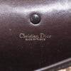 Christian Dior Vintage CD Flap Shoulder Bag Canvas
