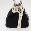 Secondhand Burberry Vintage Handbag Black Canvas Bags
