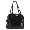 Salvatore Ferragamo Gancini Tote Patent leather