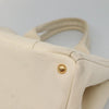 Secondhand Prada Canapa Tote White Canvas Bags