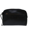 Secondhand Burberry Zip Clutch Black Leather Accessories