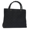 Secondhand Gucci Vintage Bamboo Handle Tote GG