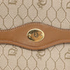 Christian Dior Vintage Honeycomb Handbag Canvas Leather