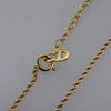Secondhand Christian Dior Logo Heart Pendant Necklace