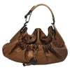Secondhand Burberry Warrior Hobo Gold Leather Accessories