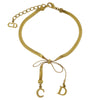 Christian Dior Logo Bow Bracelet Metal