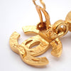 Secondhand Chanel CC Teardrop Earrings Metal with Faux