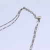 Chanel Camellia CC Long Necklace Metal with Faux Pearls
