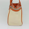 Salvatore Ferragamo Gancini Tote Canvas and Leather