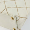 Secondhand Chanel Surpique Tote White Leather Bags