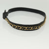 Secondhand Chanel Vintage Buckle Chain Belt Leather and