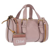 Secondhand Chloe Vintage handbag Pink Leather Bags