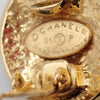 Secondhand Chanel Vintage CC Round Drop Clip-On Earrings