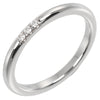 Tiffany & Co. Forever Band Ring Platinum with Diamonds
