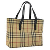 Secondhand Burberry Nova Check Tote canvas check pattern