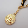 Chanel Vintage Medallion Chain Belt Metal and Leather