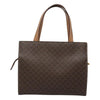 Celine Vintage Macadam Handbag Canvas and Leather
