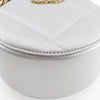 Chanel 19 Round Clutch with Chain Quilted Leather
