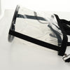 Secondhand Prada Logo Tote Clear Plastic Accessories