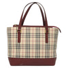 Secondhand Burberry Nova Check Tote canvas check pattern