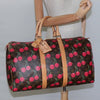 Louis Vuitton Keepall Bag Limited Edition Monogram Cerises