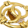 Secondhand Chanel Vintage Cut-out CC Clip-On Earrings