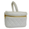 Chanel Classic Vanity Case Quilted Caviar