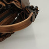 Secondhand Burberry Warrior Hobo Gold Leather Accessories