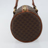 Celine Vintage Macadam Handbag Canvas and Leather