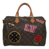 Secondhand Louis Vuitton Speedy Bandouliere Bag Limited Edition Patches