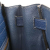 Hermes Kelly Handbag Blue Ardennes with Gold Hardware