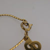 Secondhand Christian Dior CD Pendant Necklace Gold-plated