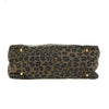 Fendi Vintage FF Handle Tote Leopard Print Jacquard
