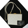 Secondhand Chanel CC Logo Chain Handbag Canvas and