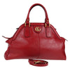 Secondhand Gucci Rebelle leather red