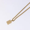 Secondhand Christian Dior CD Pendant Necklace Gold-plated