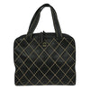 Chanel Surpique Zip Around Satchel Quilted Leather