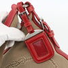 Prada Logo Zip Crossbody Bag Canvas