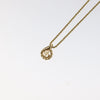 Secondhand Christian Dior CD Pendant Necklace Gold-plated