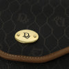 Secondhand Christian Dior Vintage Honeycomb Flap Crossbody Bag Canvas and