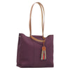 Hermes Cabag Handbag Toile and Leather