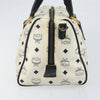 Secondhand MCM Visetos logogramme Handbag Canvas and