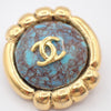 Secondhand Chanel Vintage Round Clip-On Earrings Metal with Faux
