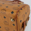 Secondhand MCM Visetos logogramme Handbag Canvas and
