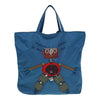 Secondhand Prada Robot Open Tote Tessuto