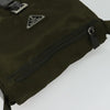 Secondhand Prada Buckle Messenger Bag Tessuto