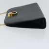 Salvatore Ferragamo Vintage Gancini Chain Shoulder Bag Leather
