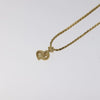 Secondhand Christian Dior CD Pendant Necklace Gold-plated