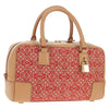 Loewe Amazona Bag Leather and Jacquard Canvas